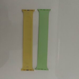Yellow and Green Apple Watch Bands